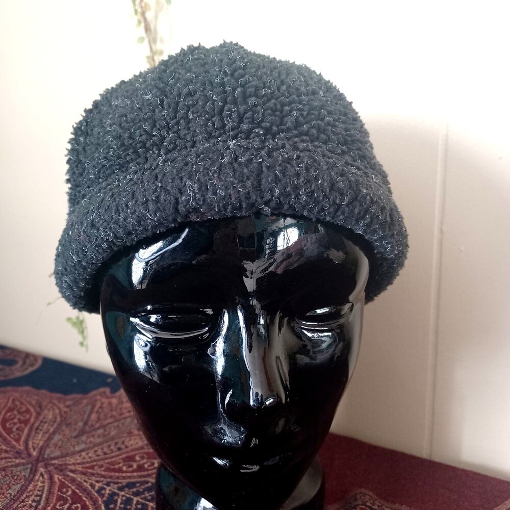 Columbia Black Fleece Winter Ski Hat L/XL
